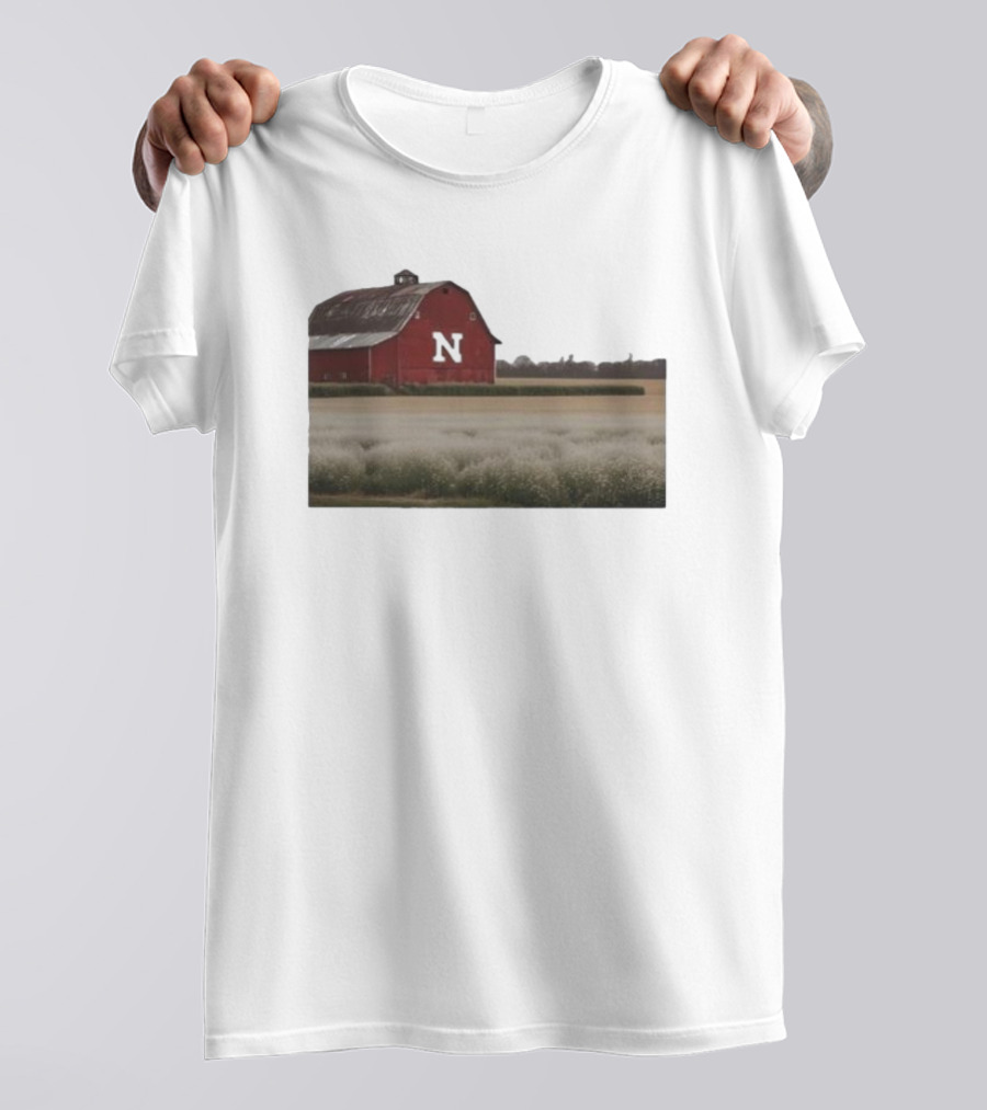 Husker Barn Nebraska Red Barn N T-Shirt