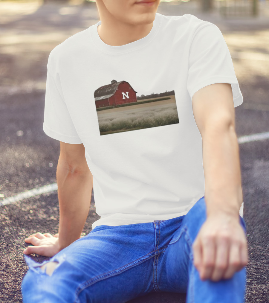 Husker Barn Nebraska Red Barn N T-Shirt