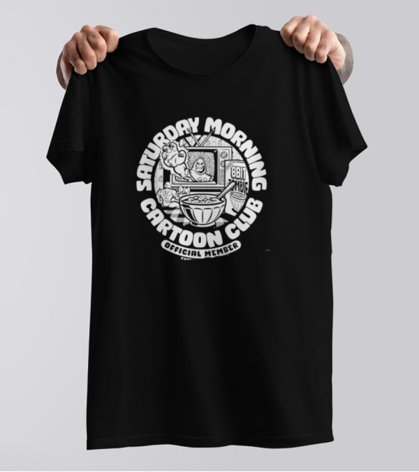 Saturday Morning Cartoon Club 8Bit Zombie Official Member T-Shirt