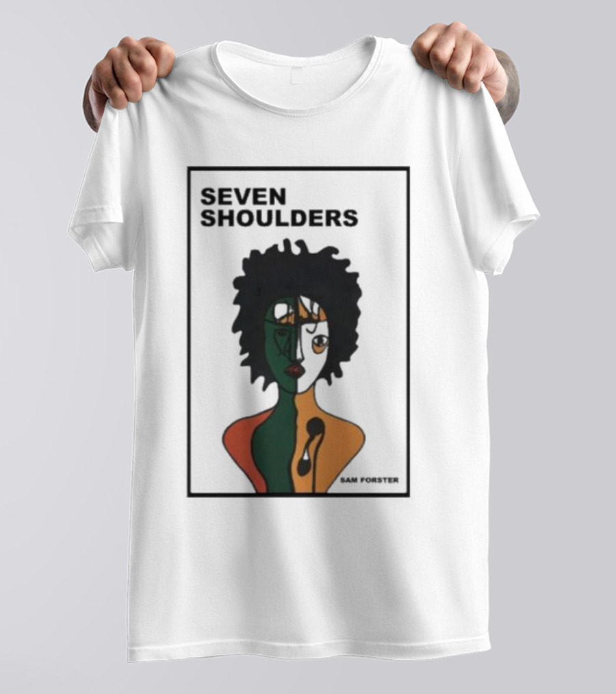 Seven Shoulders Sam Forster Afrocentric Abstract T-Shirt