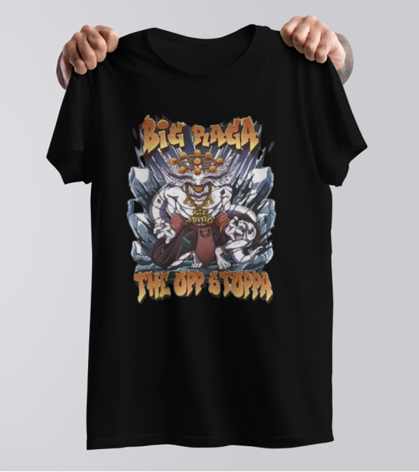 Big Raga The Opp Stoppa Warrior Character T-Shirt