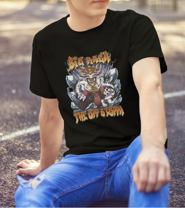 Big Raga The Opp Stoppa Warrior Character T-Shirt