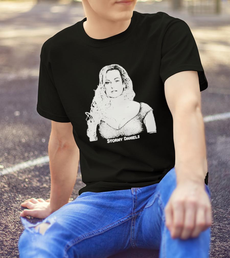 Stormy Daniels Monochrome T-Shirt