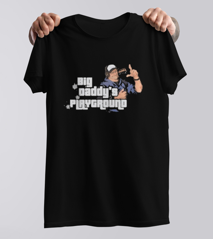 Ned Luke Big Daddy's Playground Retro Style Gaming T-Shirt