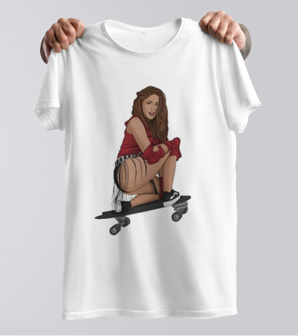 Shakira Girl Like Me Skateboard T-Shirt