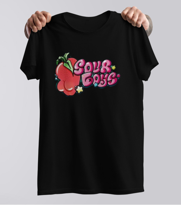 Sourboys Squishy Strawberry Stars T-Shirt