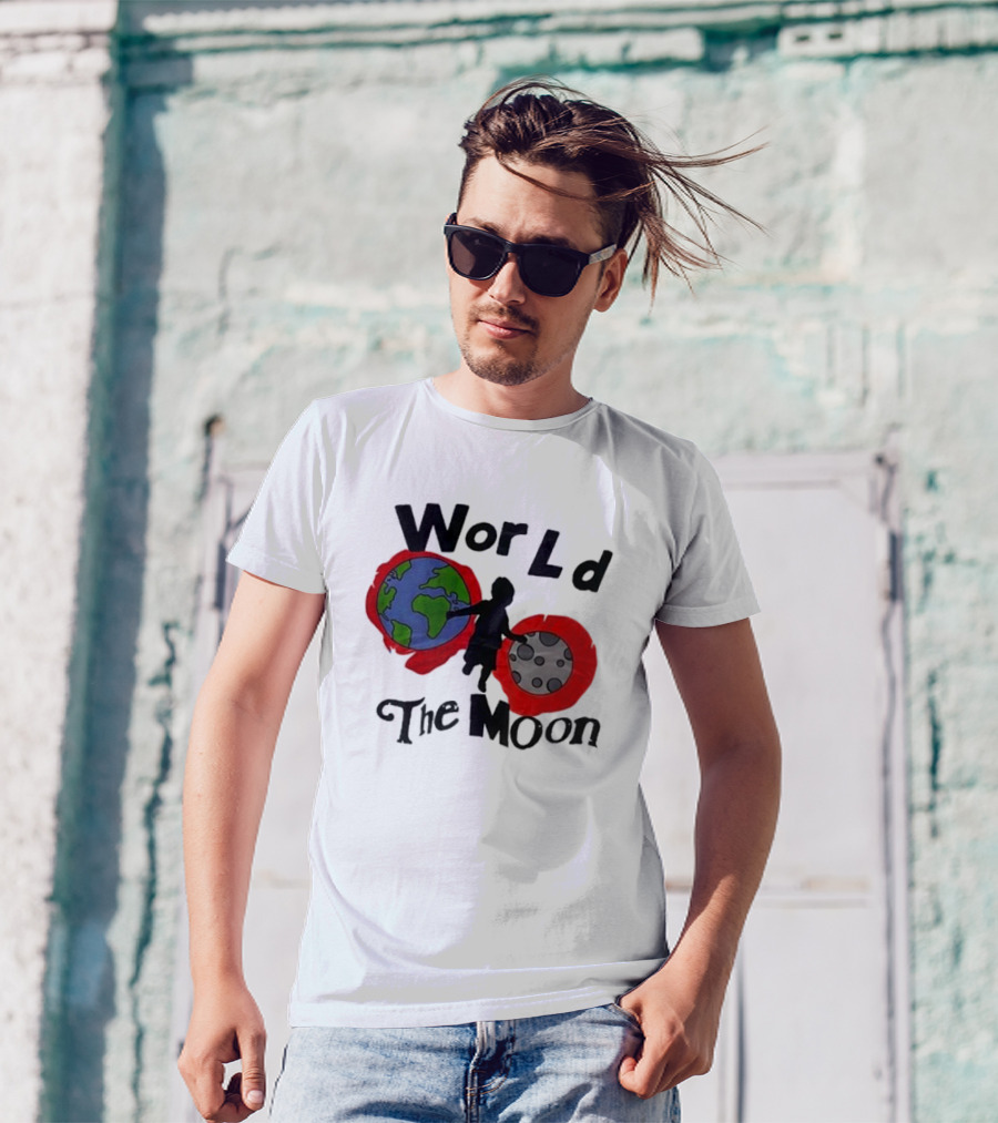 World The Moon Child Earth And Moon T-Shirt