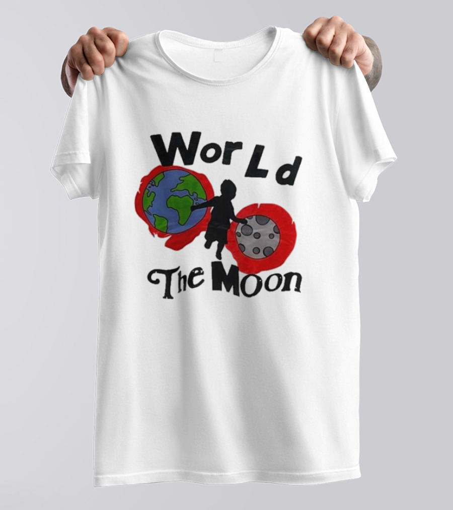 World The Moon Child Earth And Moon T-Shirt