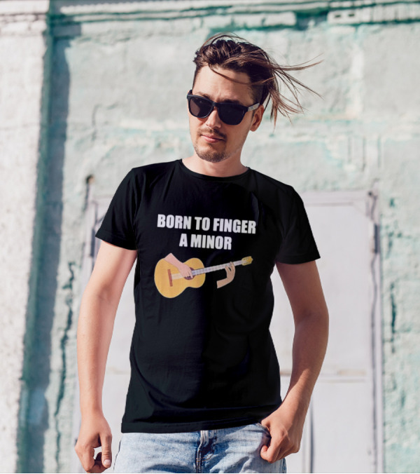 Born To Play A Minor Guitar Chord T-Shirt