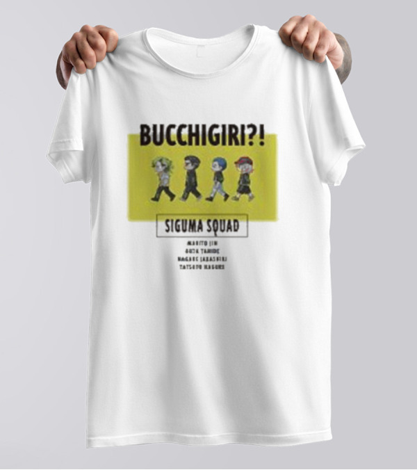 Bucchigiri Siguma Squad Anime Walk Chibitoko Series T-Shirt