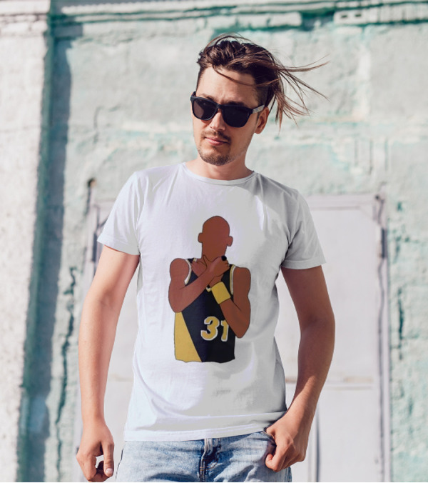 Candace Parker Reggie Miller 31 Gesture Basketball Fan T-Shirt