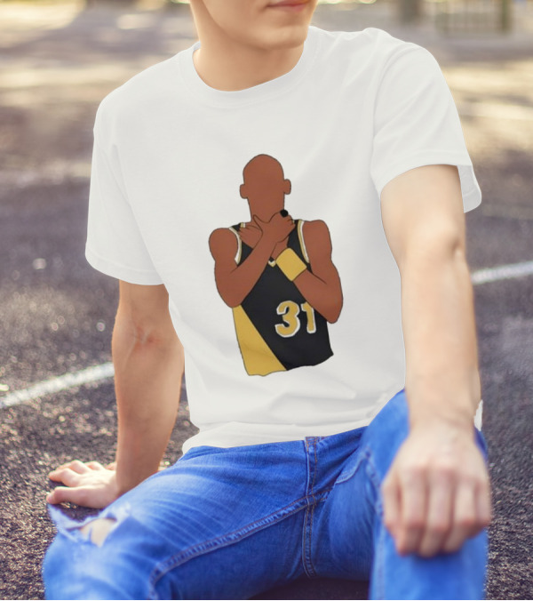 Candace Parker Reggie Miller 31 Gesture Basketball Fan T-Shirt