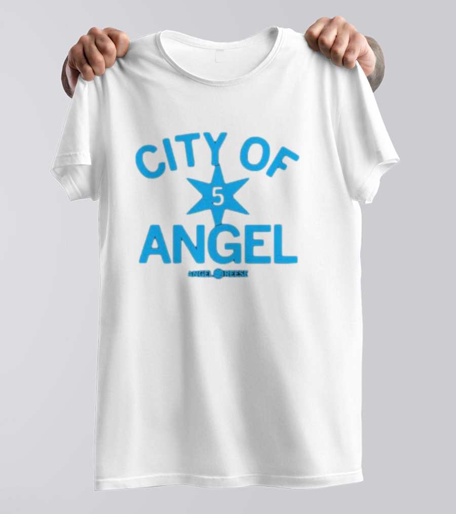 City Of Angel 5 Star Angel Reese T-Shirt