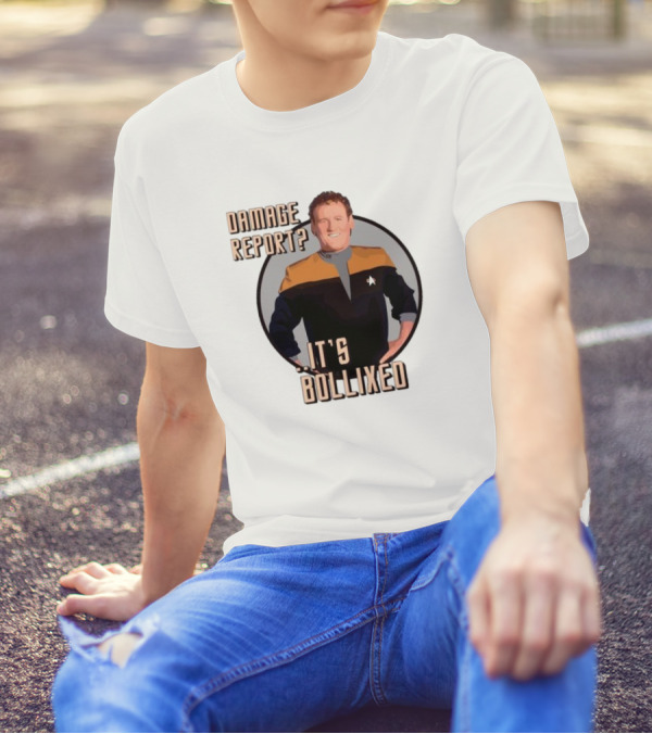 Damage Report It’s Bollixed Star Trek Inspired Character With Uniform T-Shirt