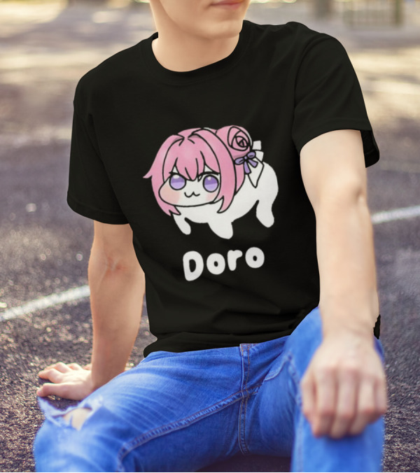 Doro Nikke Anime Pink Hair Character T-Shirt