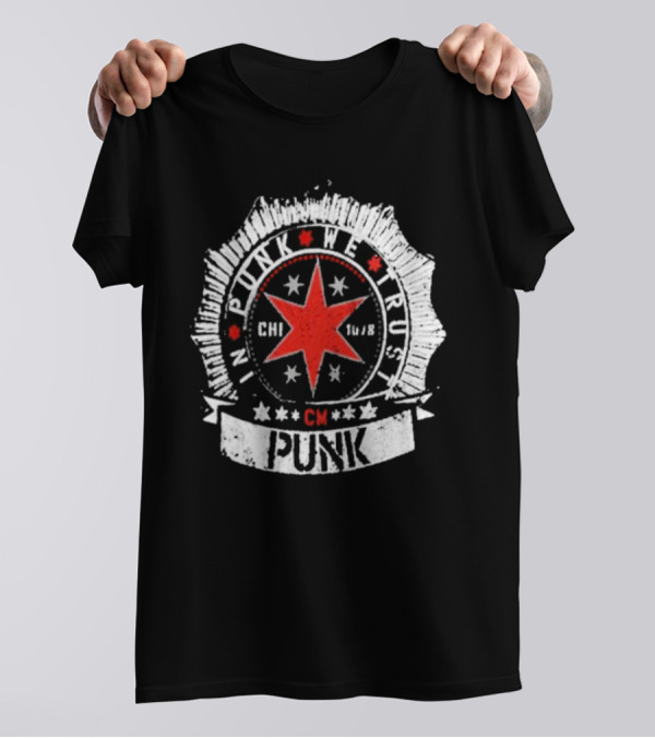 Gray Cm Punk In Punk We Trust Chi 16/8 T-Shirt