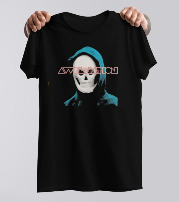 Awolnation Skull Mask T-Shirt