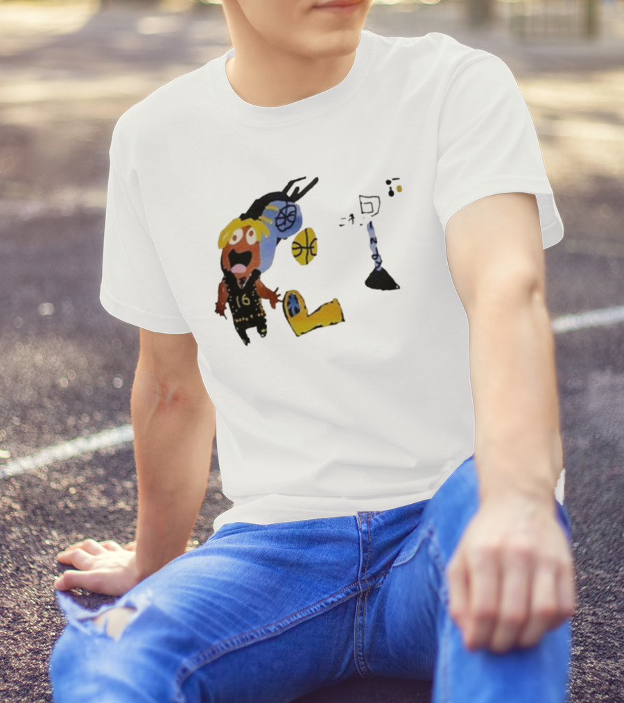 Tyrese Haliburton James Johnson Son Basketball Cartoon T-Shirt