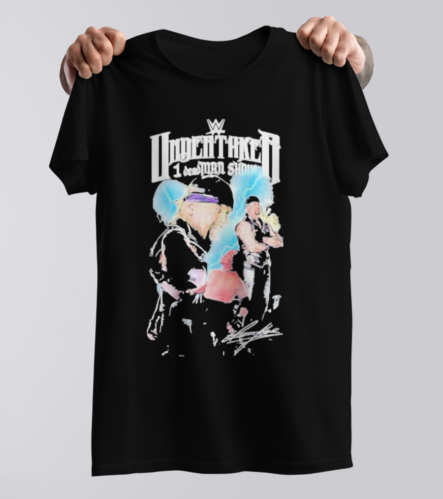 WWE Undertaker 1 Deadman Show Fan Art With Signature T-Shirt