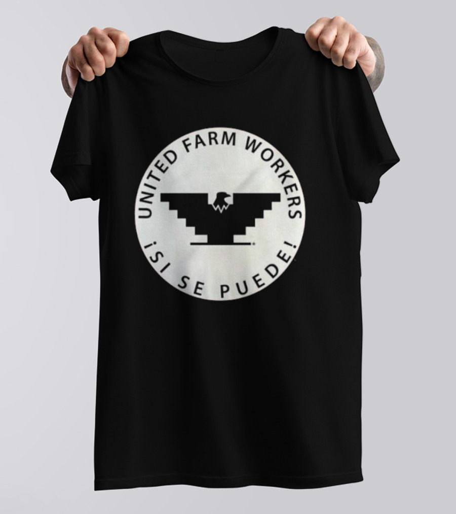 United Farm Workers ¡Sí Se Puede Eagle Emblem T-Shirt