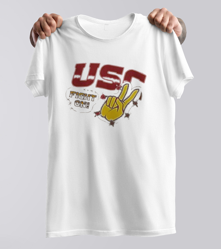 USC Fight On Travis Scott Collaboration T-Shirt