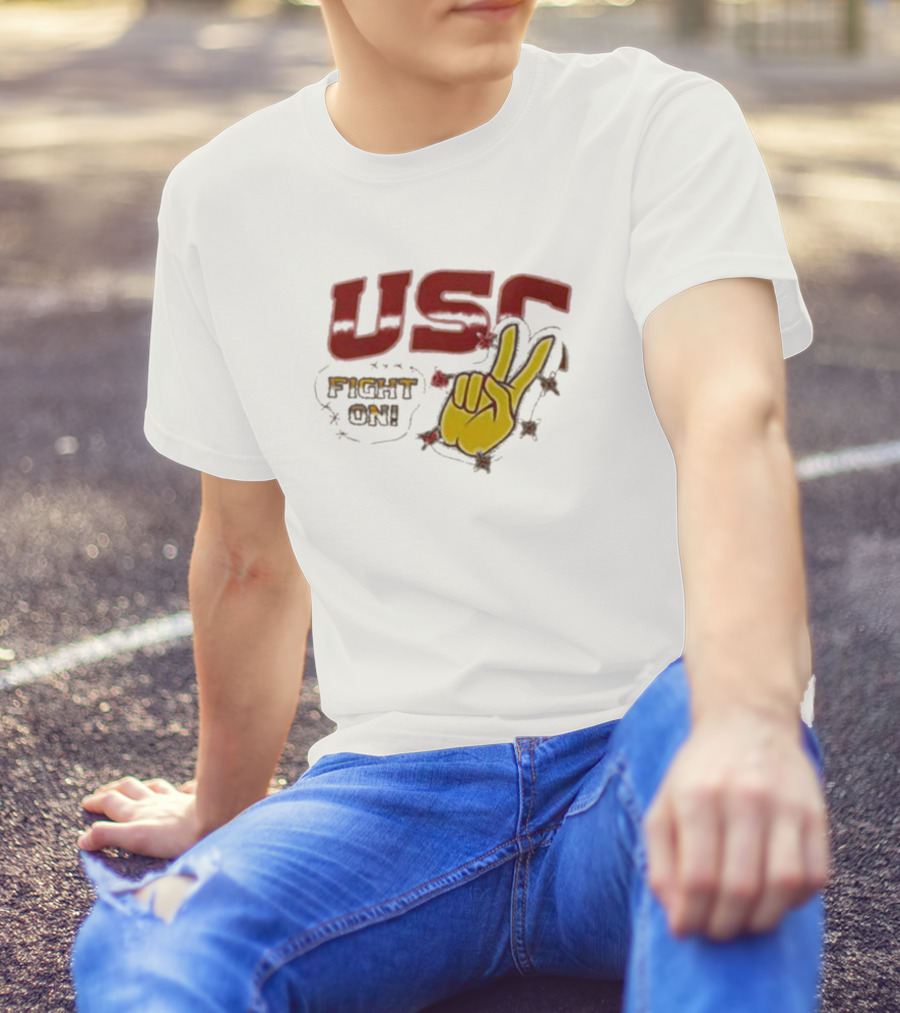 USC Fight On Travis Scott Collaboration T-Shirt