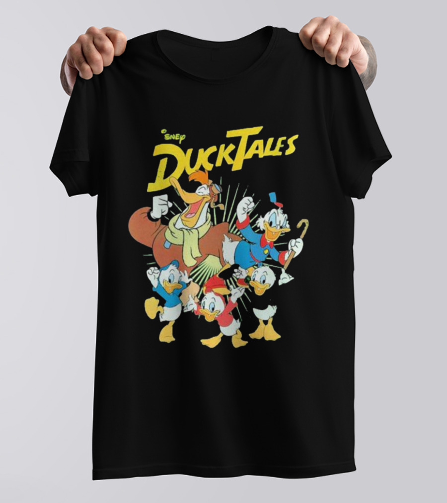 DuckTales Vintage Cast Disney Duck Cartoon Characters T-Shirt