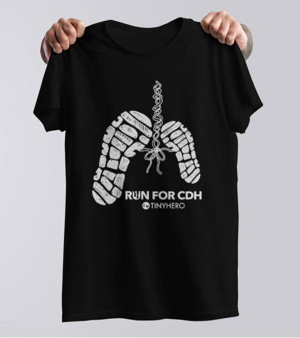 Run For CDH TinyHero Virtual Walk Run Bike Georgia T-Shirt