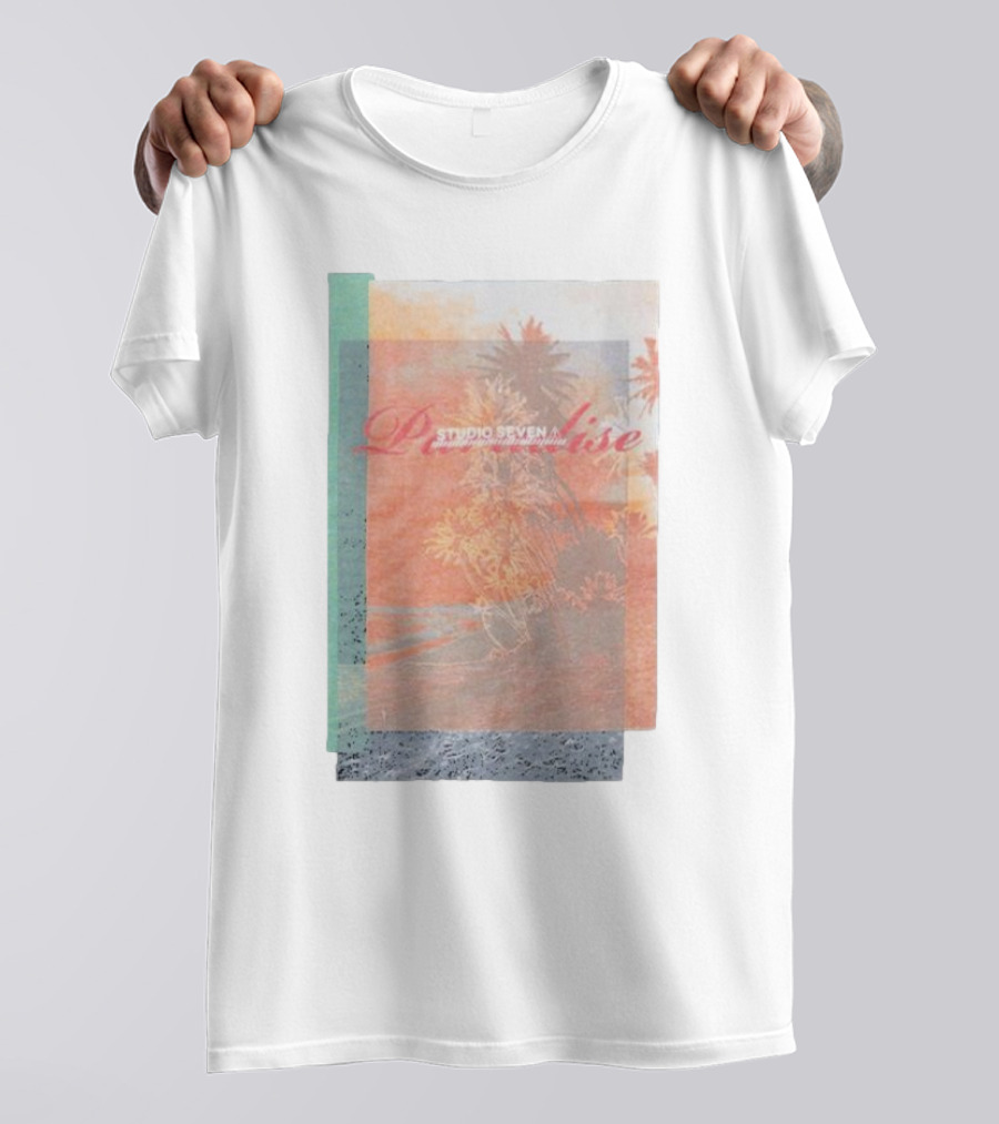 Paradise Studio Seven Tropical Overlay T-Shirt