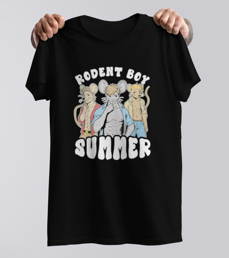 Rodent Boy Summer Mouse Trio Adventure T-Shirt