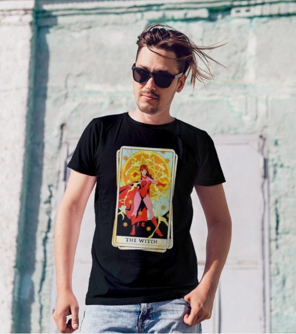 Tarot Card Featuring Scarlet Witch As The Witch T-Shirt