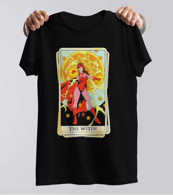 Tarot Card Featuring Scarlet Witch As The Witch T-Shirt