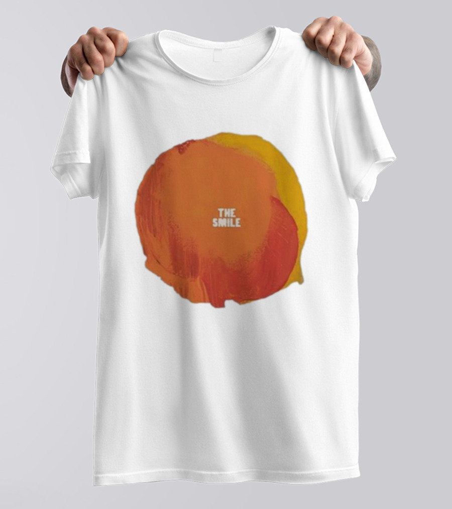 The Smile Sun Paint Texture Art Circle T-Shirt