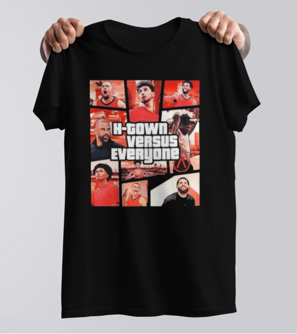 H-Town Versus Everyone Aaron Patterson Style Gta Inspired Sportswear T-Shirt
