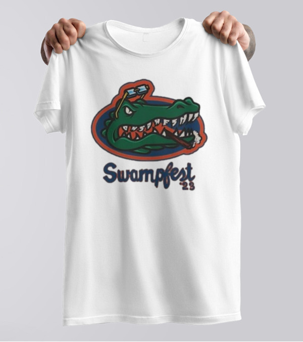 Adam22 Swampfest 23 Gator Smoking Cigar T-Shirt