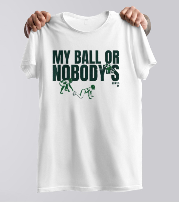 My Ball Or Nobody’s Football Player Icons T-Shirt
