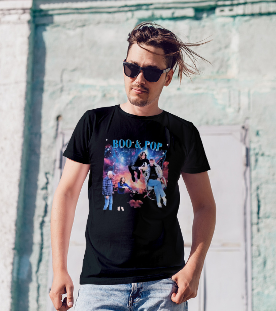 BOO AND POP Cosmic Adventure Family Fun T-Shirt