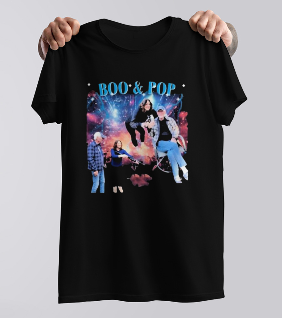 BOO AND POP Cosmic Adventure Family Fun T-Shirt