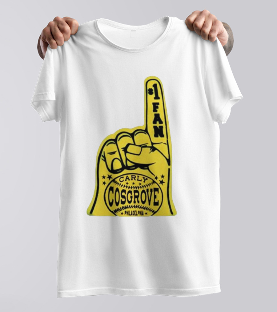 Carly Cosgrove Philadelphia Number One Fan Foam Finger T-Shirt