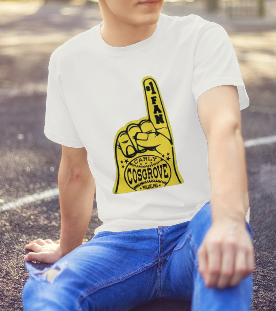 Carly Cosgrove Philadelphia Number One Fan Foam Finger T-Shirt