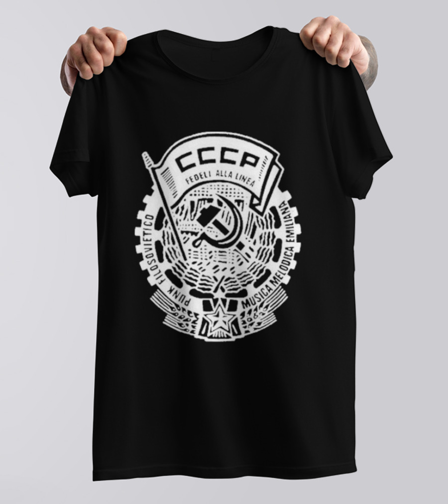 CCCP Fedeli Alla Linea PUNK FILOSOVIETICO MUSICA MELODICA EMILIANA T-Shirt