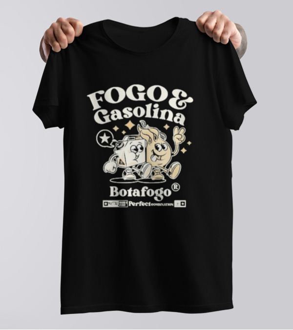 Fogo E Gasolina Botafogo Perfect Combination T-Shirt