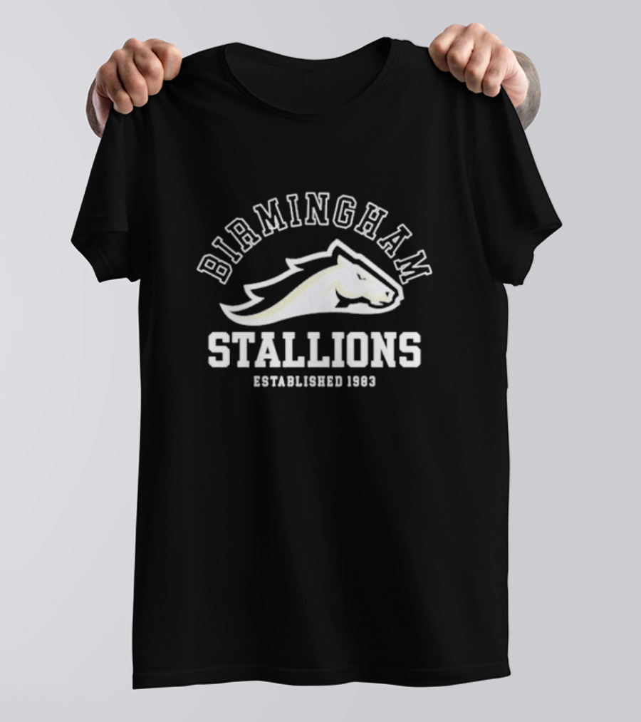 Michael Strahan Birmingham Stallions Established 1983 T-Shirt