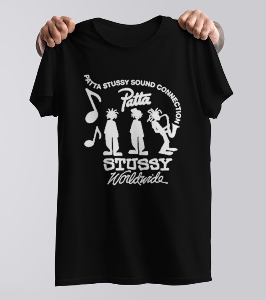 Patta Stussy Sound Connection Patta Stussy Worldwide Music Icons T-Shirt
