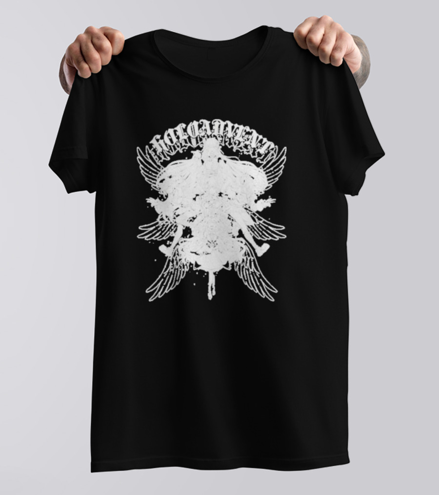 Omocat X Holoadvent Angelic Wings White T-Shirt