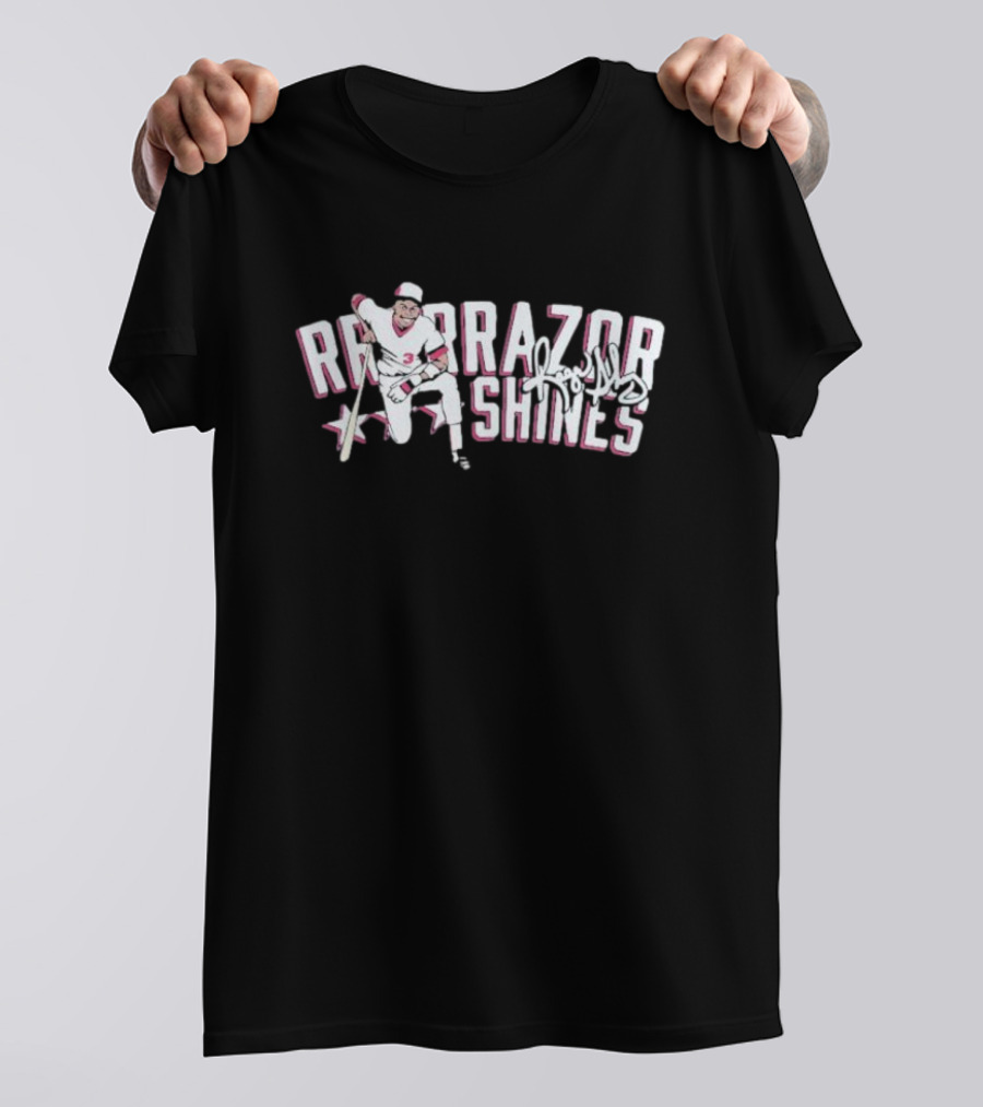 Rrrrrrrrrrrrazor Shines Baseball Signature T-Shirt