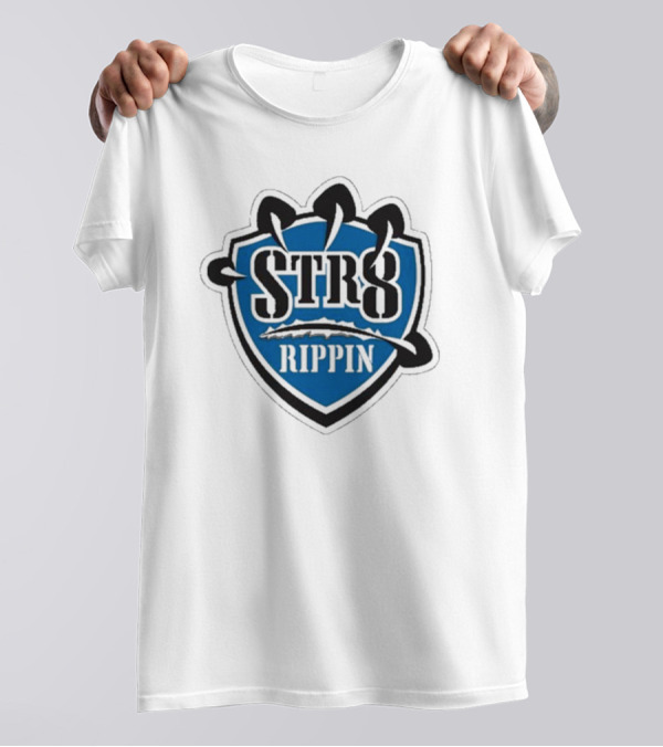 Jake Lucky STR8 Rippin Gaming Esports Team Badge T-Shirt