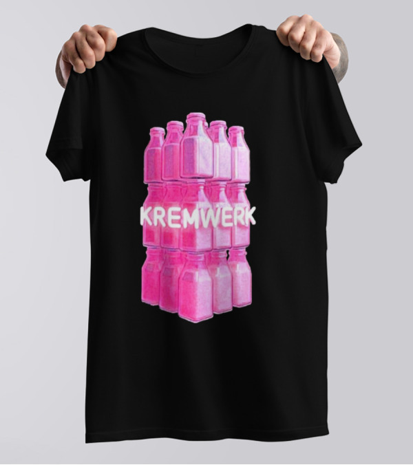 Kremwerk Seattle Wa Pink Cream Bottles Factory T-Shirt