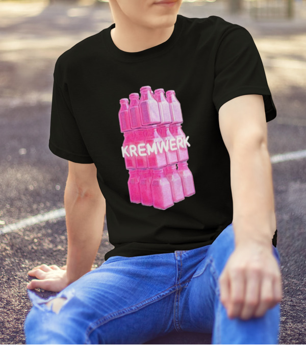 Kremwerk Seattle Wa Pink Cream Bottles Factory T-Shirt