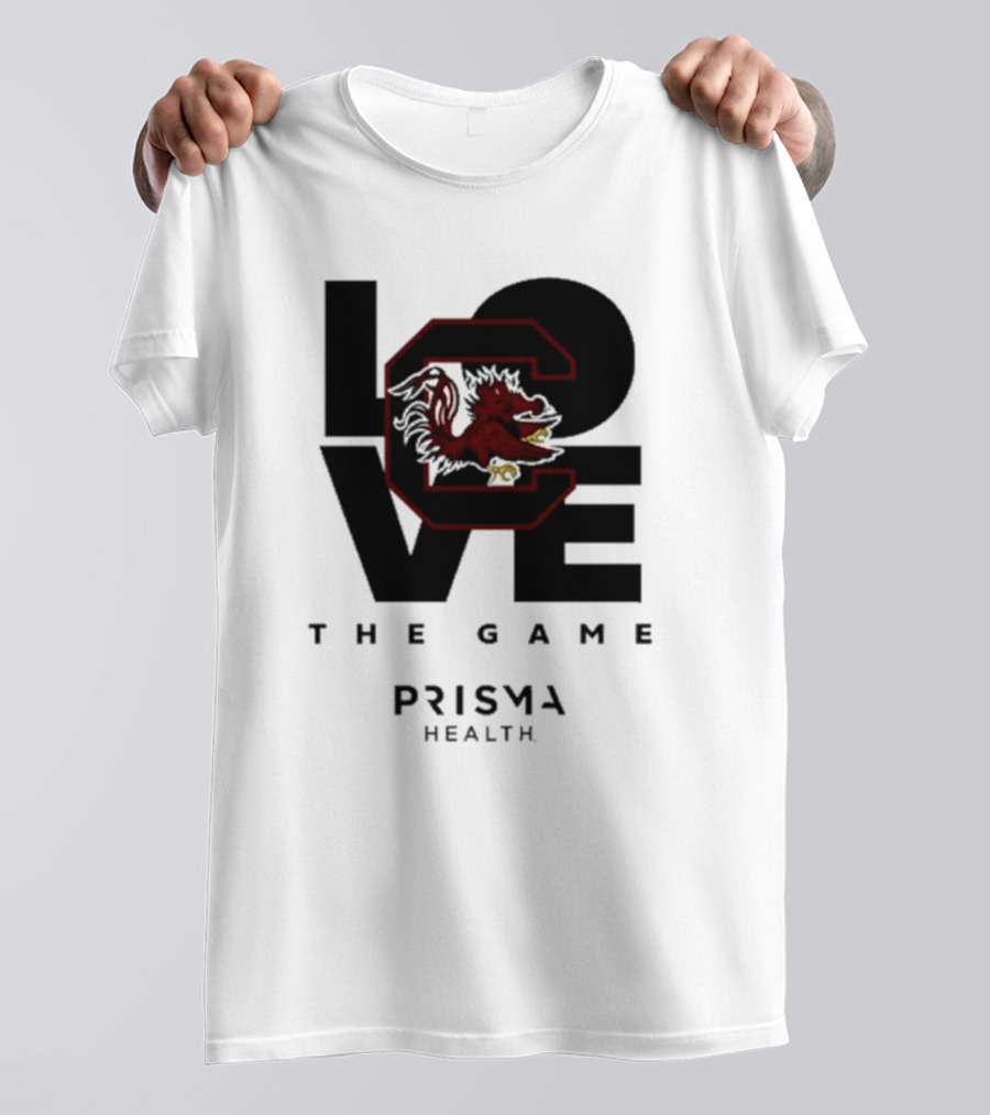 South Carolina Gamecocks Love The Game Prisma Health T-Shirt